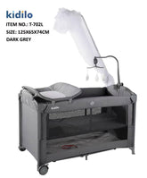 Kidilo Foldable Crib (MDL _T-702L)